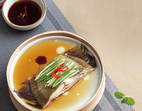 Steamed Alaska Sole Cantonese Style